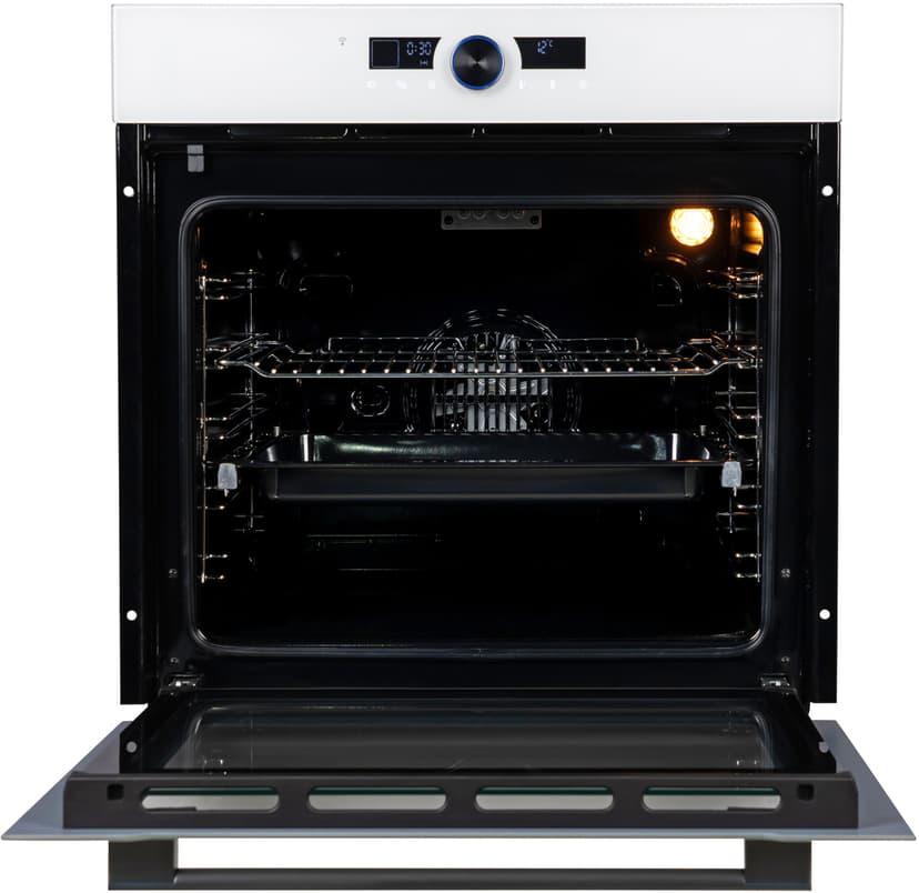 Духовой шкаф электрический встраиваемый, 75 л., Тройное стекло, Управление Wi-Fi, 10 режимов, Конвекция, Разморозка, il Monte BO-77--13