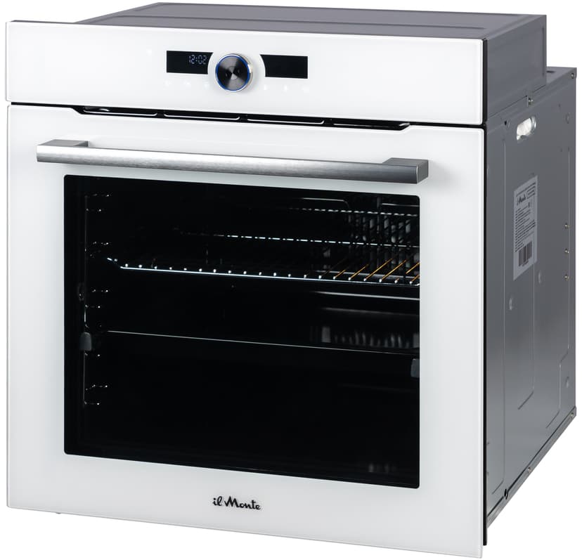 Духовой шкаф электрический встраиваемый, 75 л., Тройное стекло, Управление Wi-Fi, 10 режимов, Конвекция, Разморозка, il Monte BO-77--16